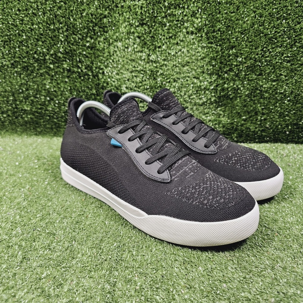 Vessi Weekend Black Waterproof Knit Athletic Comfort Sneakers Mens Size 10